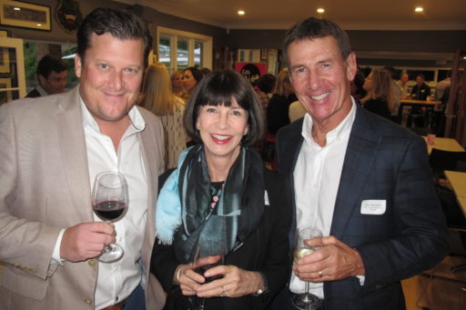 Parnell Business Association after hours networking function. (L-R) Richard Hendry and Shirlie and John Bardebes